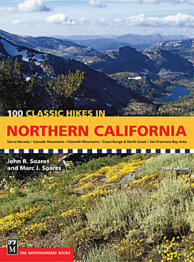 100 Classic Hikes in Northern California guide book cover