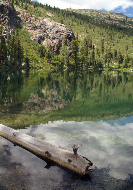 View from the south shore of Upper Seven Lake.