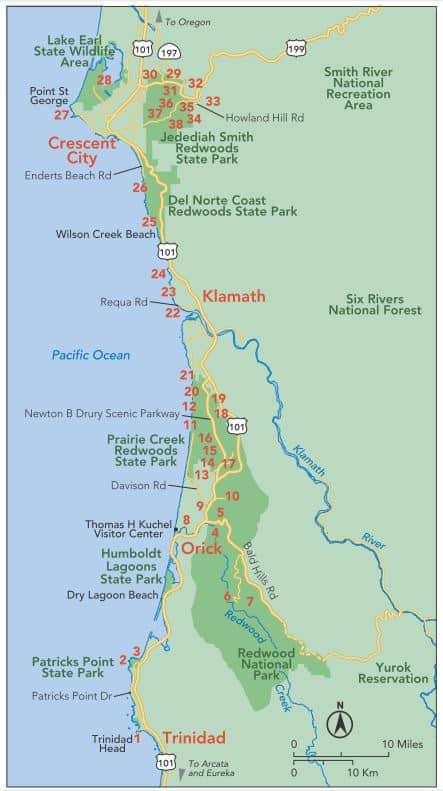 Redwood National Park Directions Circle Of Discovery Redwood Redwood National Park Directions Circle Of Discovery Redwood