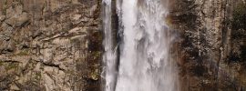 Magnificent Feather Falls in Plumas National Forest is reached by a moderate hiking trail to the Fall River near Oroville.