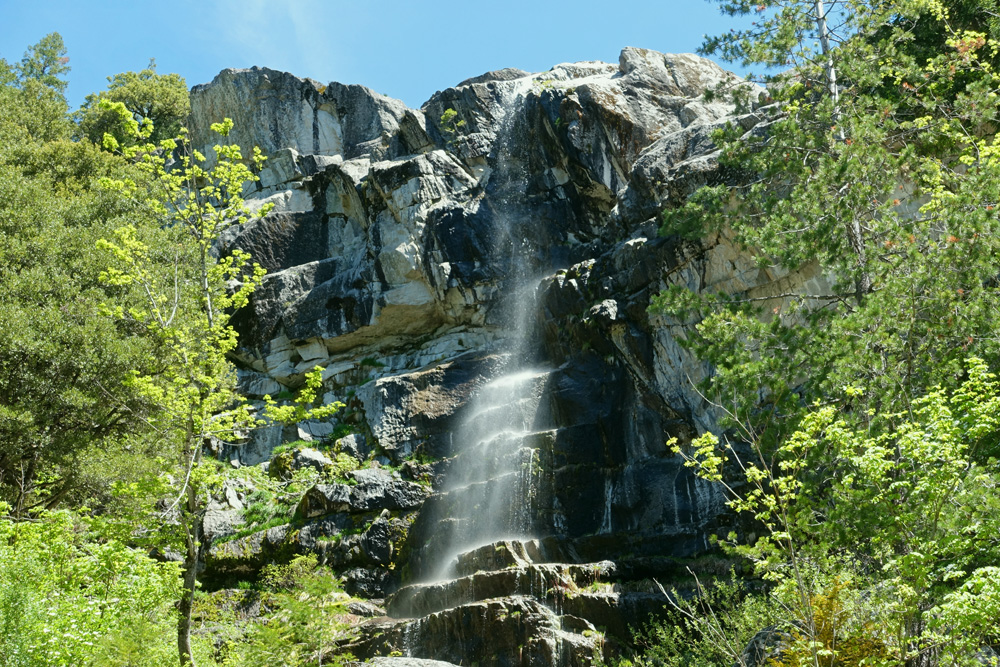 Burstarse Falls on Burstarse Creek, Castle Crags Wilderness