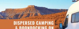 Book cover: Camp for Free: Dispersed Camping & Boondocking on America's Public Lands. How to camp for free in the United States.