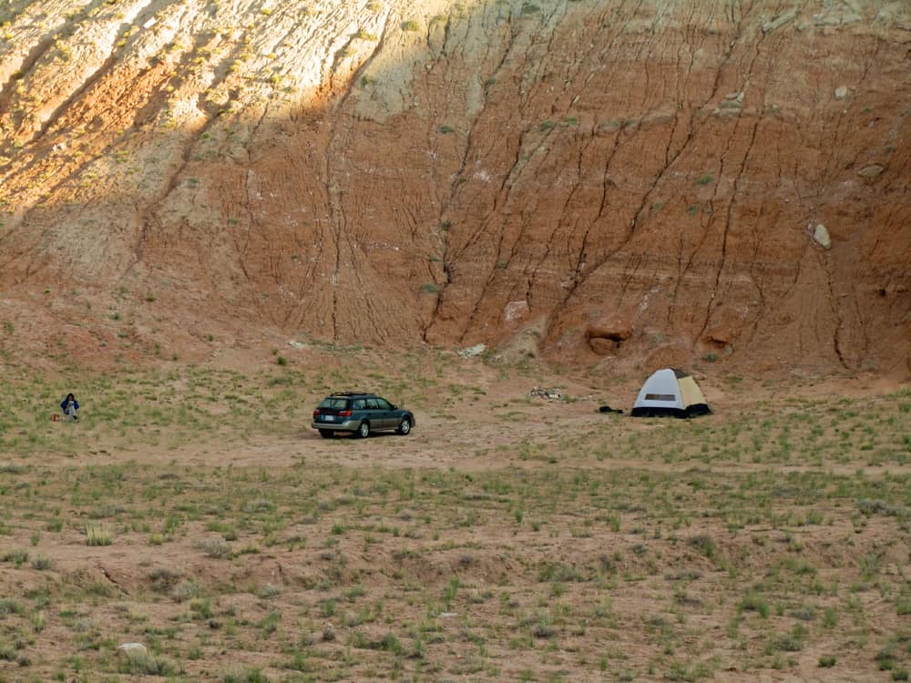 Dispersed camping/boondocking in Utah. We knew what to take with our gear checklist.