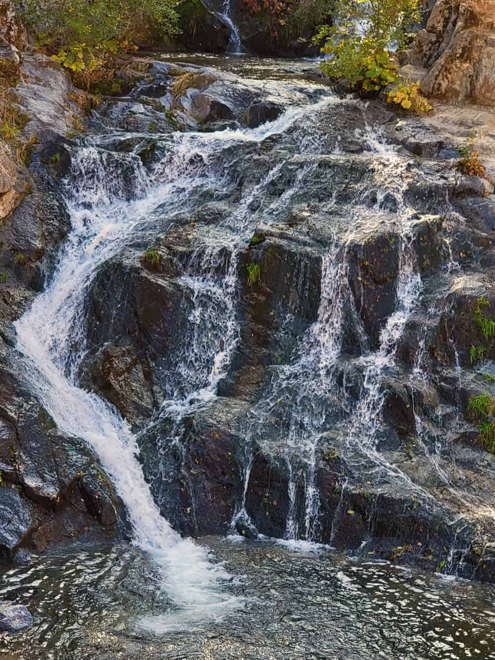 Crystal Creek Falls swimming hole: perhaps the best in the Whiskeytown Lake area.